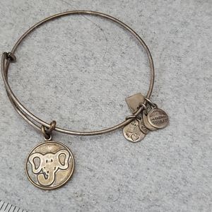 Alex and Ani Elephant silver bracelet